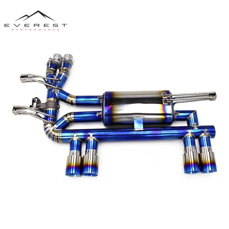 Auto Rear Exhaust Newest for BMW M3 E46 L6 3.2L 2004-2006 Racing Car Axle Catback Exhaust Escape Titanium Muffler Exhaust System
