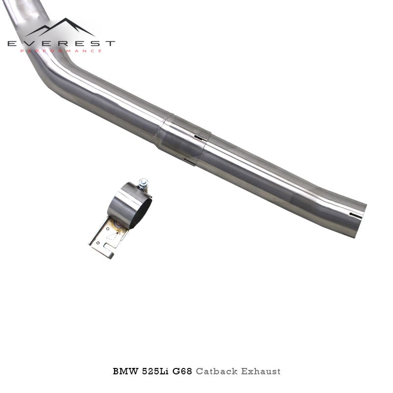Custom Catback Muffler for BMW 525/525Li G68 2.0T 2024+ Valvetronic Exhaust System Street with Control Kit Dynamic Sound