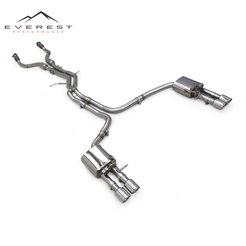 Catback Exhaust for Audi A6/A7 C7/C8 3.0T 2012-2023 Performance Sport Stainless Steel Pipes Valvetronic Muffler Exhaust System