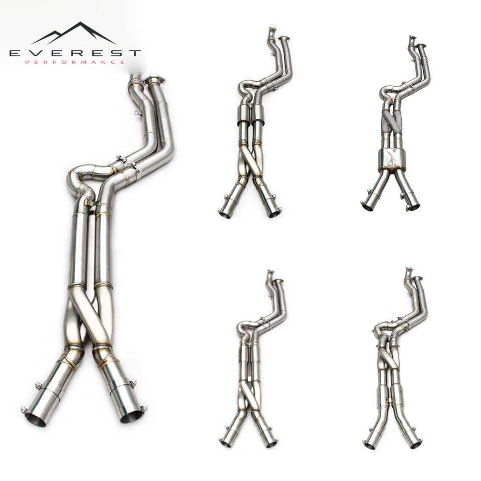 Stainless Steel Mid Pipe for BMW M2/M3/M4 G80/G82/G87/G8X 3.0T 2021-2024 Exhaust With 3D Printed Z-tube Upgraded Design