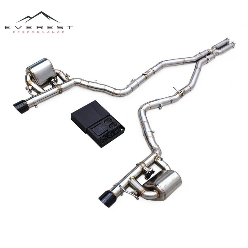 Catback Exhaust Pipes for Dodge Charger/Challenger V8 5.7L 2009-2014 Stainless Steel Exhaust Pipe with Valves Muffler System
