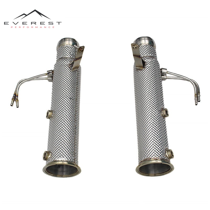 304L Stainless Steel Free Flow Downpipe for Mclaren Artura Spider 3.0T 2021-2024 Performance Racing Car Exhaust Pipe System