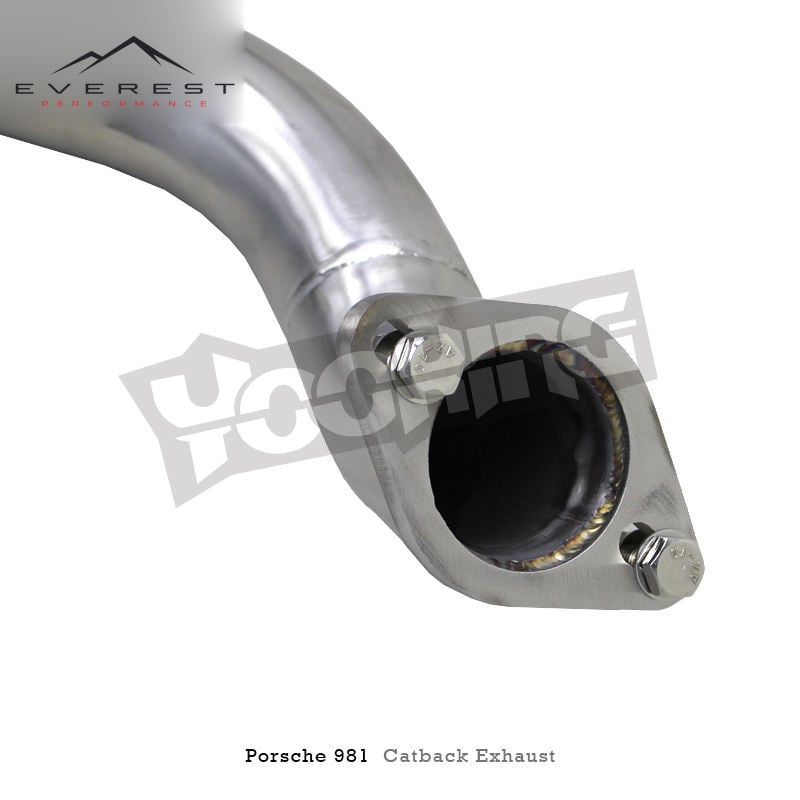 Custom Catback Exhaust for Porsche 981 Boxster/Cayman 2.7/3.4 2012-2015 Performance Car Exhaust System Stainless Steel Pipes