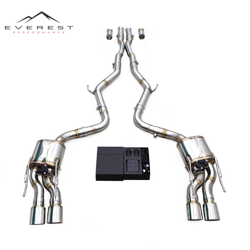Custom Exhaust Pipes Muffler for Mercedes-Benz S63 AMG W221 6.2L 2008-2012 Stainless Steel Pipe Valved Sport Exhaust System
