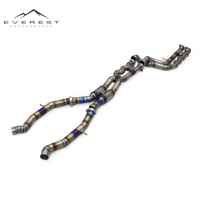 Midpipe for BMW M3/M4 F80/F82 S55 Titanium Valvetronic Exhaust Cat Back Middle Pipe Resonator Equal Length Midpipe