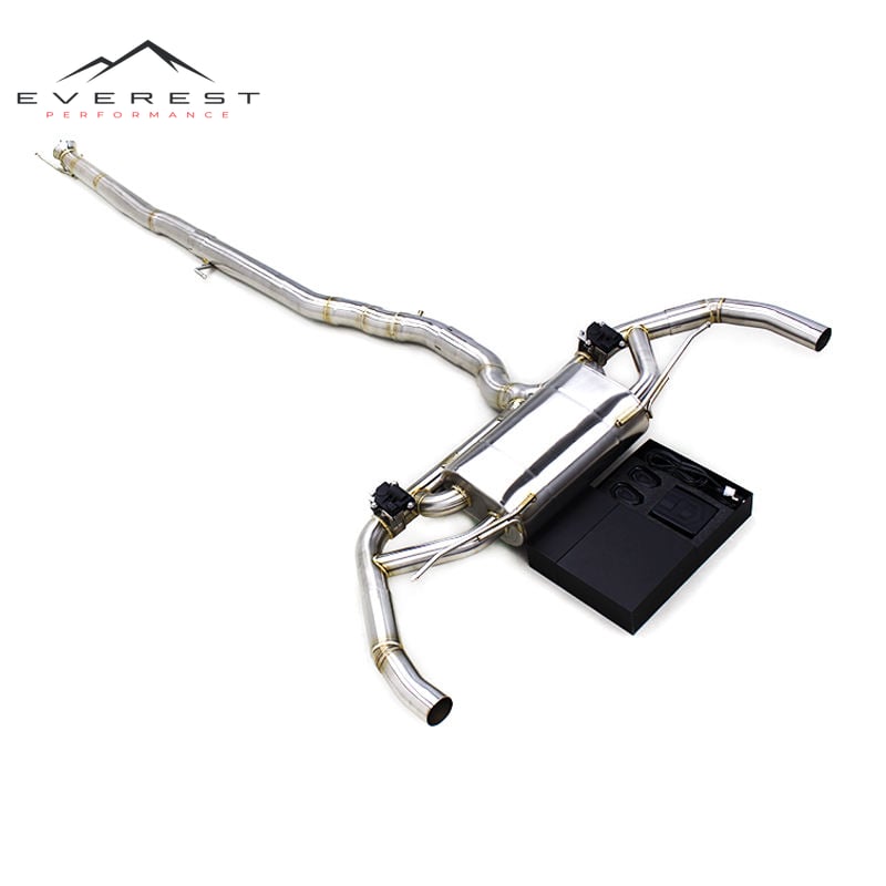 Stainless Steel Catback Exhaust System for Mercedes-Benz A45 S AMG W177 2.0 2020-2023 Valvetronic Muffler Exhaust Pipe