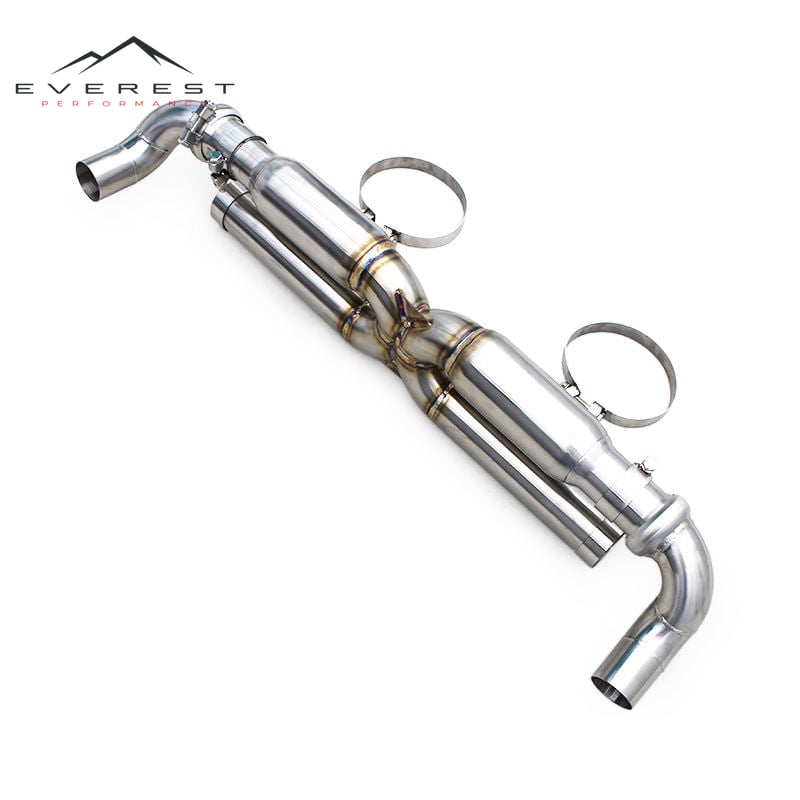 Sport Exhaust Pipe System for Porsche 911 991/991.2 Carrera 3.0T 2016-2018 Straight-through X-pipe Sound Axle Back