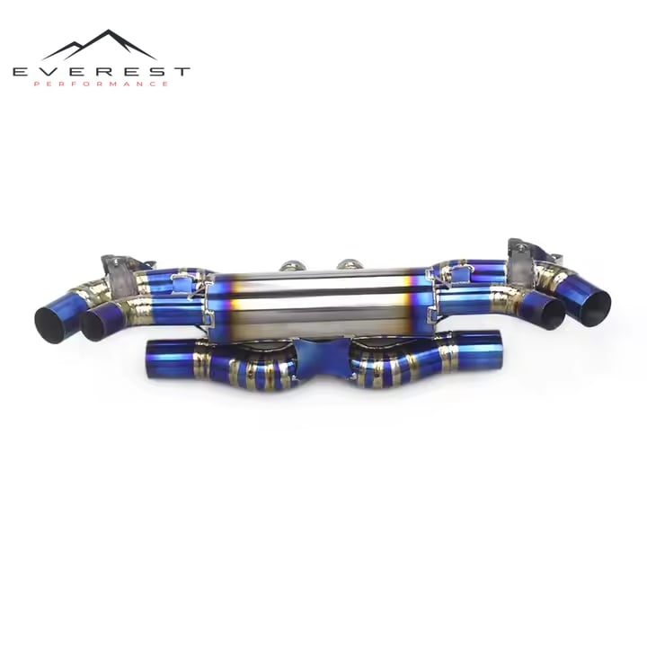 Titanium Catback for Porsche 911 992/992.1/992.2 Turbo/Carrera 3.0T 2019-2025 Valve Muffler Exhaust System