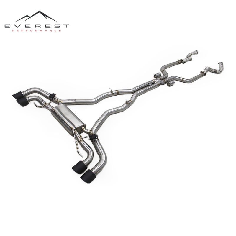 Valvetronic Muffler Exhaust Pipes for BMW X5M/X6M 4.4TT 2024 Stainless Steel Free Flow Downpipe Catback Muffler