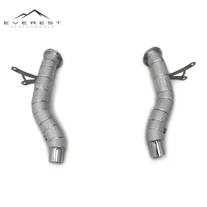 Downpipe 304 Stainless Steel Pipe for Ferrari 458 4.5 2013-2016 Silencer Pipe System Exhaust Pipes
