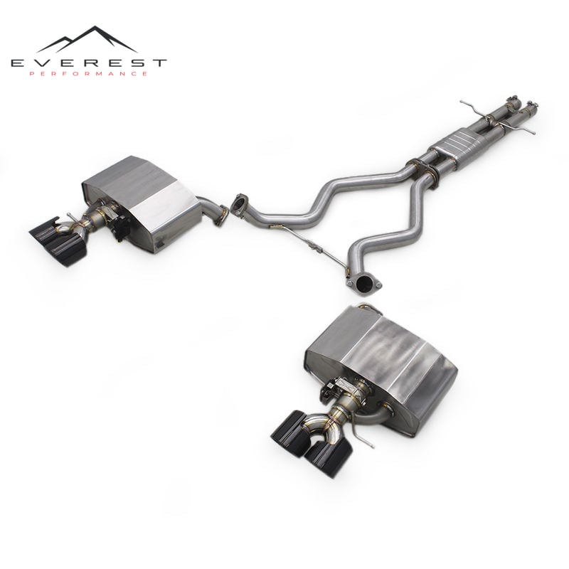 304 Stainless Steel Catback for Land Rover Range Rover SVR 5.0L 2019-2023 Valvetronic Muffler Escape Exhaust System