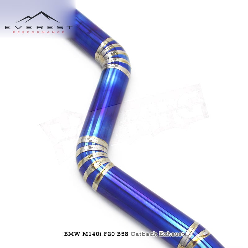Titanium Exhaust Pipe System for BMW M140/M140i F20 B58 3.0T 2017-2023 High-quality Electronic Valve for Catback Exhaust System