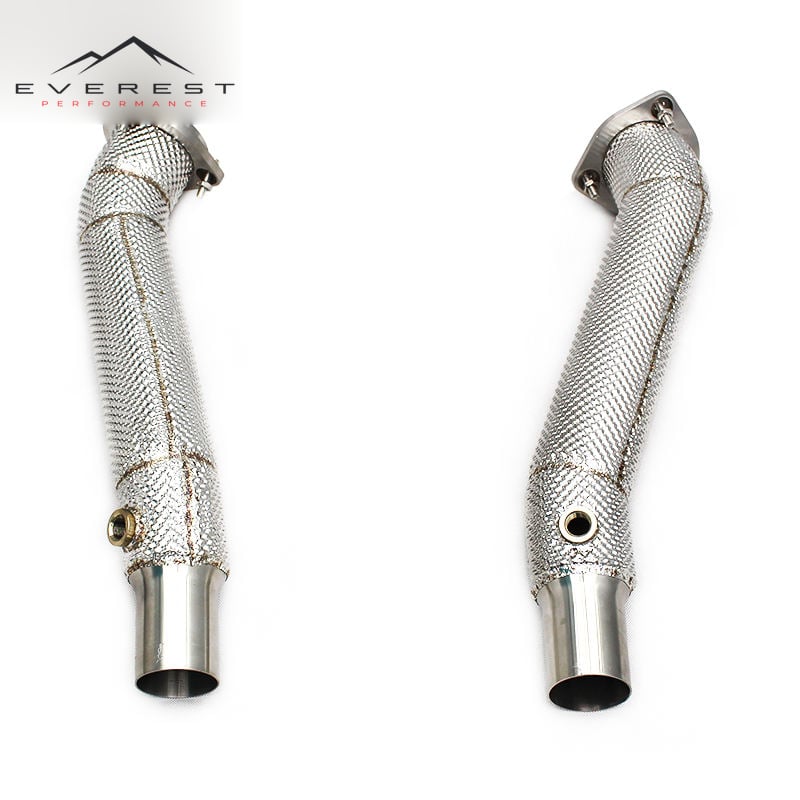 Street Car Downpipe for Ferrari F430 Spider/Coupe 4.3L 2005-2008 Sport Car Stainless Steel Exhaust Straight Pipes System