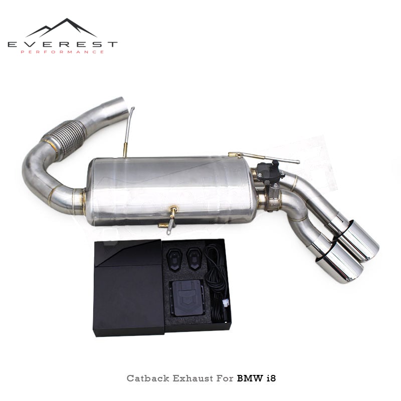 Performance Catback Exhaust for BMW I8 1.5T 2014-2019 Stainless Steel Exhaust Pipes Muffler Valvetronic Exhaust System