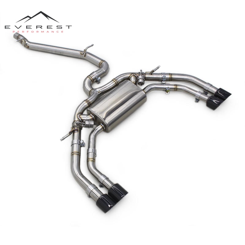 Racing SS304 Catback Exhaust Pipes System for Audi S3 2.0T 2015-2023 Valved Muffler Control Exhaust Pipes Automotive Accessories