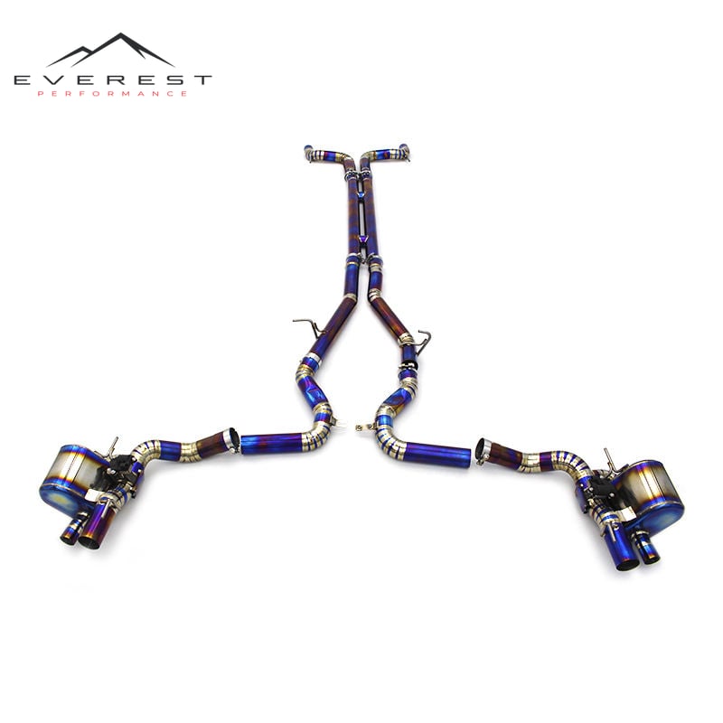 Custom Titanium Catback Muffler for Maserati Levante 3.0T 2017-2023 Exhaust Tip Dual Quad Manufacturer of Exhaust System