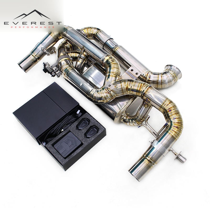 High Performance Polished Catback Exhaust for Lotus EMIRA 2.0T 2021-2022 Titanium with Remote Control Warranty