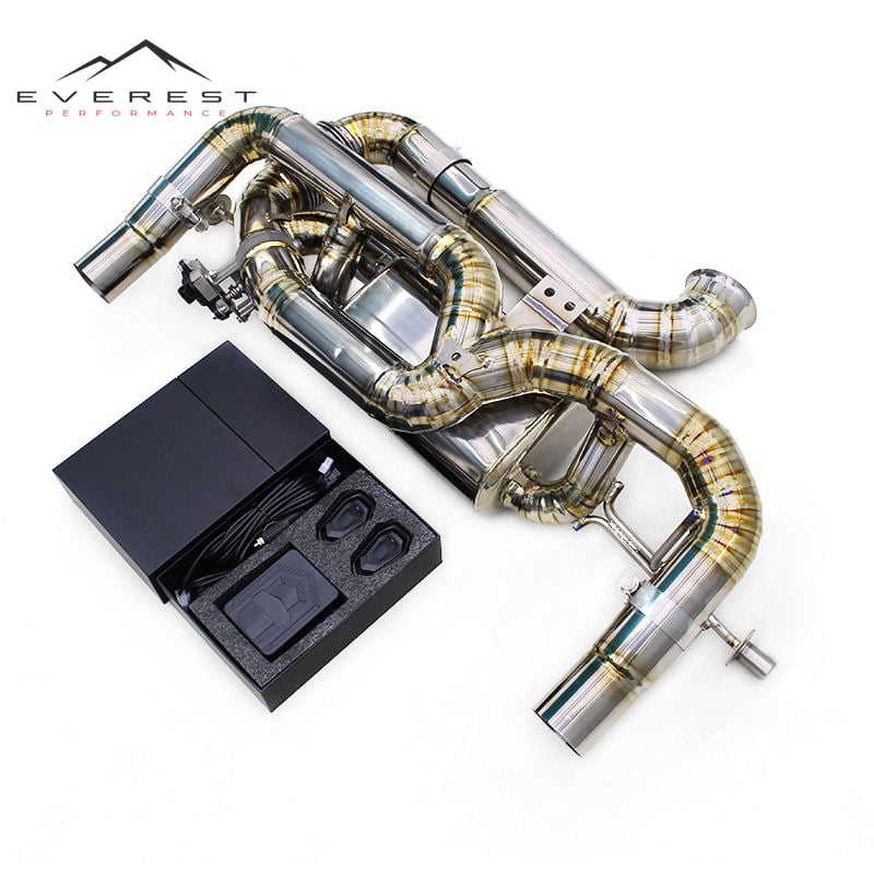 High Performance Polished Catback Exhaust for Lotus EMIRA 2.0T 2021-2022 Titanium with Remote Control Warranty