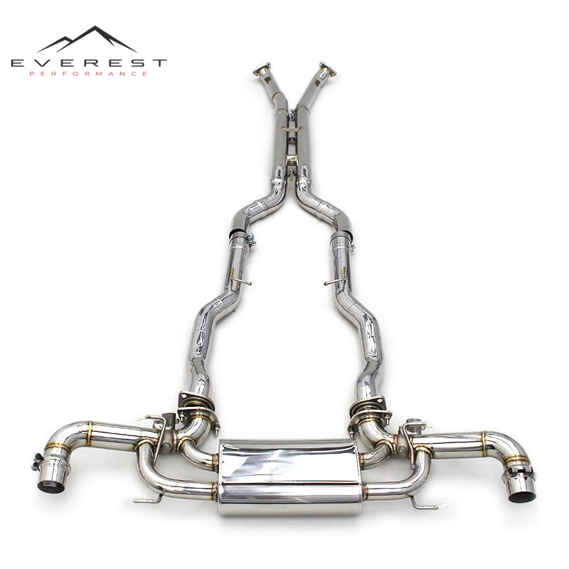 Custom Catback Exhaust for Aston Martin DB11 V12/V8 5.2L/4.0T 2017- Tuning Stainless Steel Pipe Muffler Exhaust System