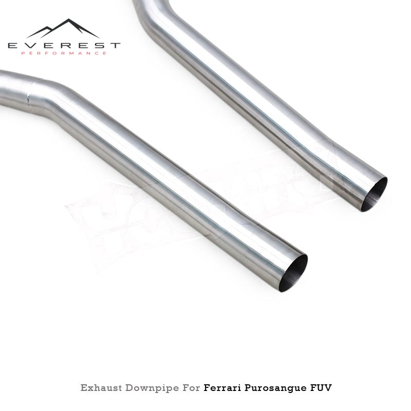 Stainless Steel Performance With Heat Shield Free Flow Downpipe Exhaust Pipe for Ferrari Purosangue FUV V12 6.5L 2022+