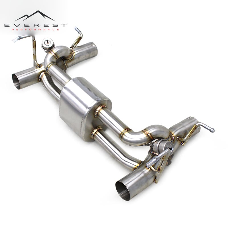 SS304L Exhaust Pipe System for Ferrari 488 2015-2019 Supersport Car Rear Section Muffler Valved Exhaust System