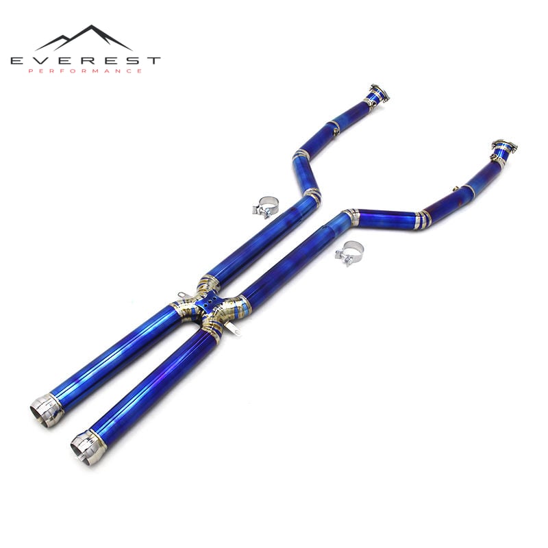 Titanium X Equal Length Mid Pipes for BMW M3 E90 E92 E93 4.0L 2007-2013 Lightweight Exhaust System