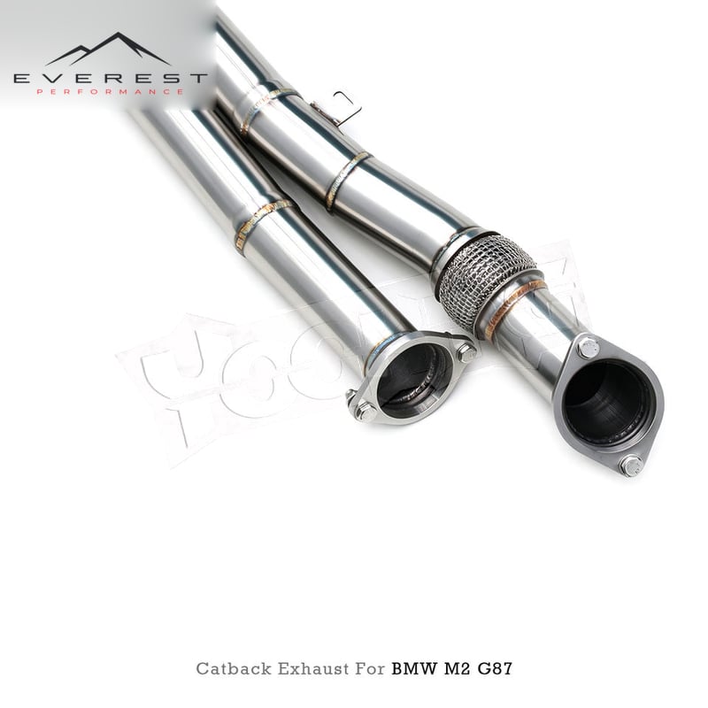 304SS Stainless Steel Catback Exhaust System With Z Pipe & Electronic Valve for BMW M2 M3 M4 G80 G82 G87 G8X S58 3.0T 2021-2024`