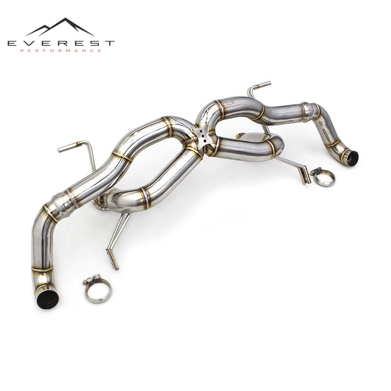 Stainless Steel Catback for Audi R8 V10 5.2 2008-2016 Direct Auto Part Exhaust System Modified Sounds