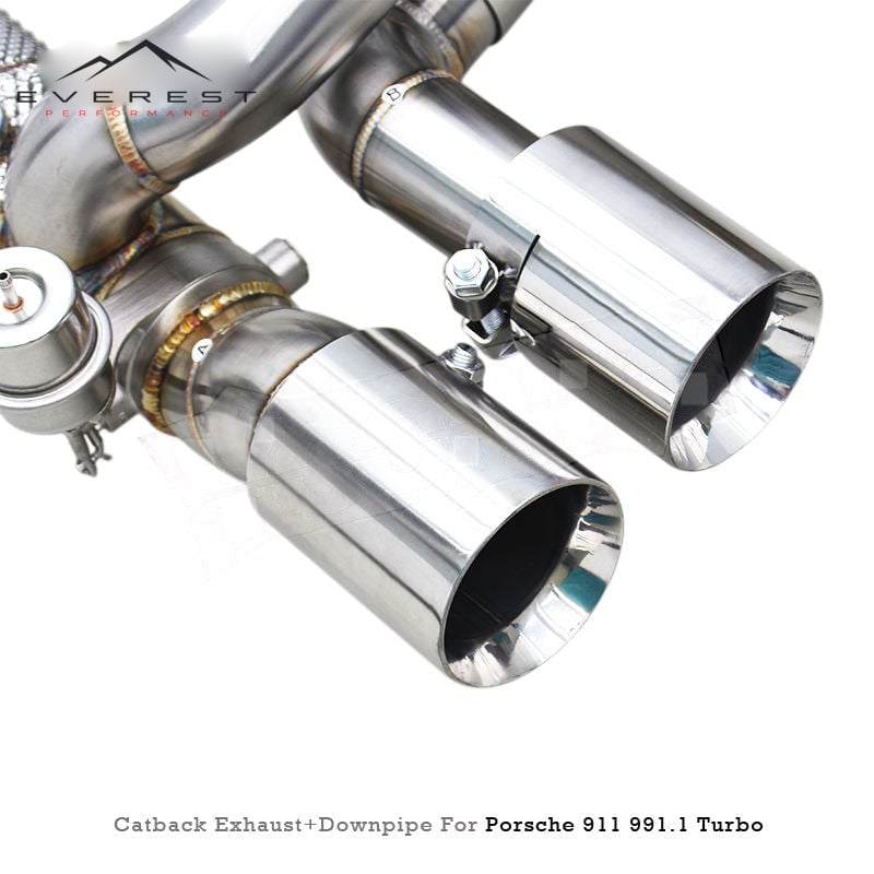 Exhaust Pipe System for for Porsche 911 991/991.1/991.2 Turbo S 3.8T Valevd Sport Exhaust System with Catalyst Downpipe