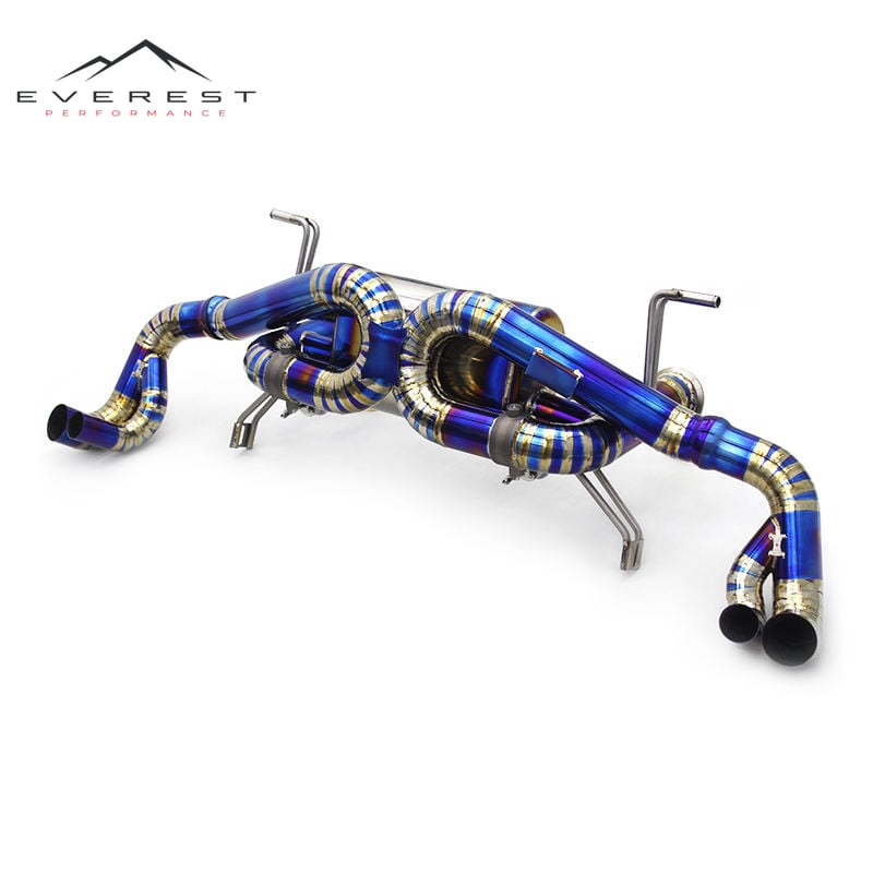 Catback Exhaust System for Audi R8 V8/V10 2010-2015 Exhaust Muffler Escape With Valved Titanium Exhaust Pipe
