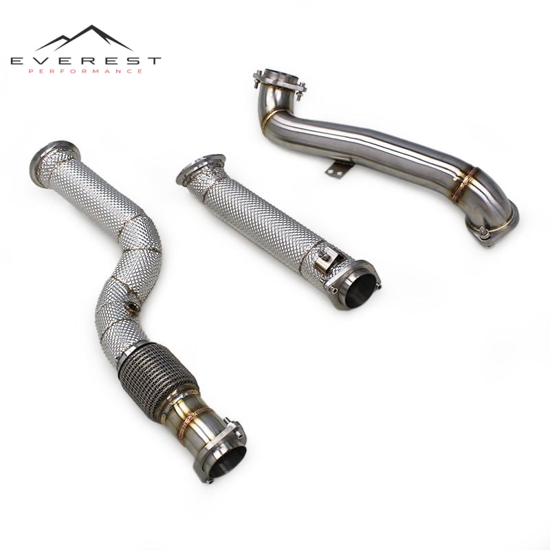 Race Free Flow Down Pipe for BMW M3/M4 G82 G80 G8X 3.0T 2019-2022 Header Straight Downpipe Sport Exhaust System