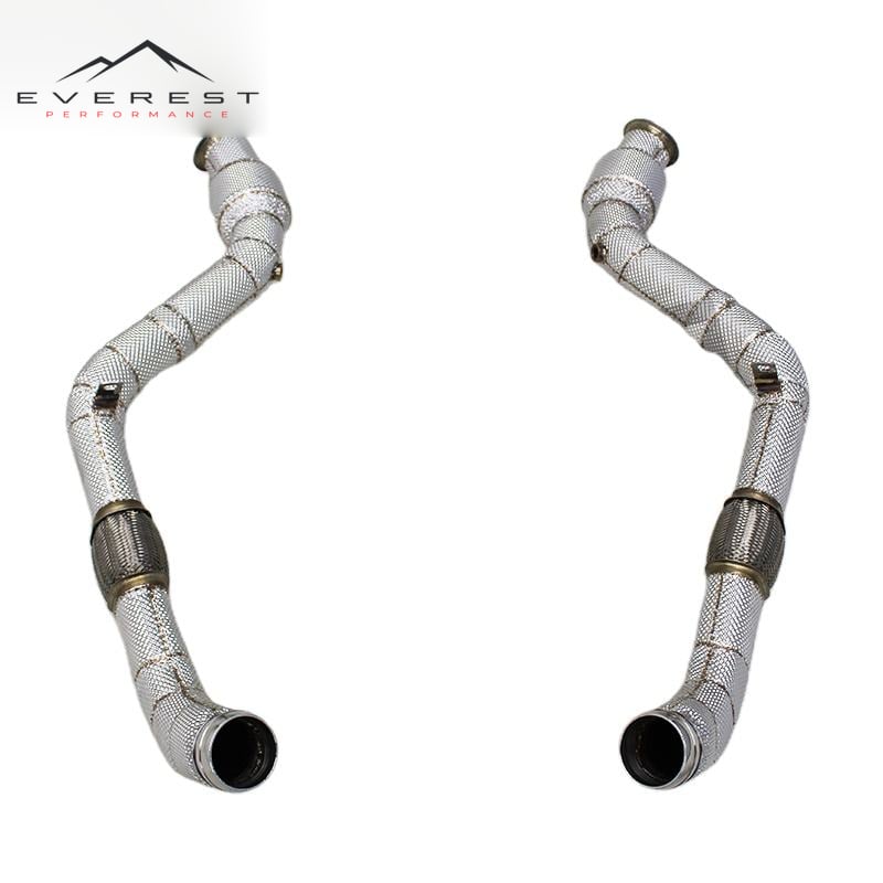 Downpipe for Bentley Continental GT 6.0L (2020-2024) Stainless Steel Catalyst Exhaust Pipe