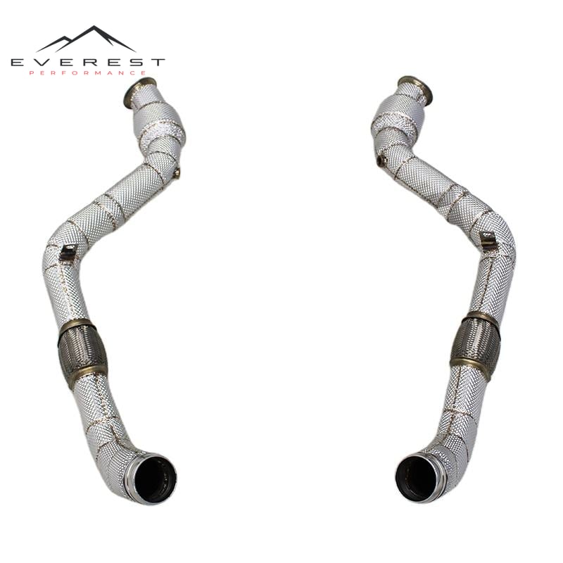 Downpipe for Bentley Continental GT 6.0L (2020-2024) Stainless Steel Catalyst Exhaust Pipe