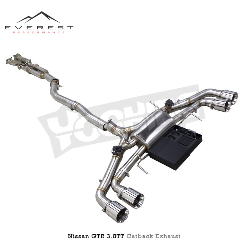 SS304L Y-Pipe Exhaust for Nissan GTR/GT-R R35 3.8TT 2008-2023 High-quality Electronic Valve Full-section Exhaust