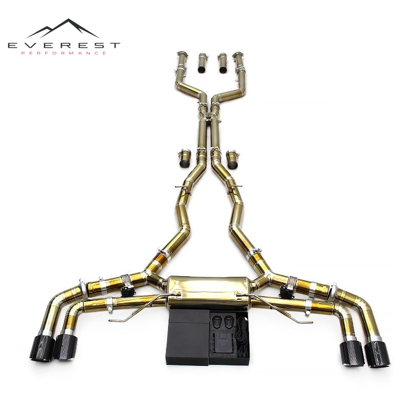 Titanium Pipe Exhaust System for BMW X5M/X6M F95/F96 4.4TT 2020-2024 Performance Car Electronic Valve Catback Muffler