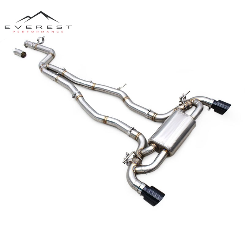 Stainless Steel Brushed Exhaust Pipe System for Toyota Supra A90/A91 MK4/MK5 3.0T 2020-2023 Racing Muffler with Valve