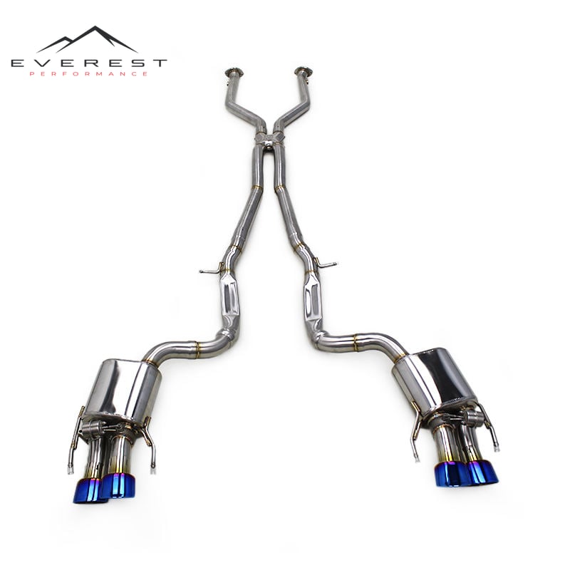 Racing Valved Exhaust System for Lexus RC F/RCF 5.0L 2015-2021 Sport X Pipe Exhaust Muffler Stainless Steel Car Exhaust Pipes