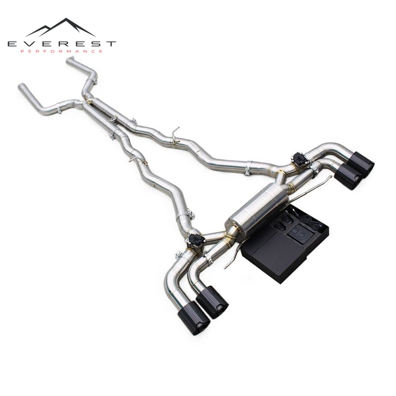 Auto Valvetronic Exhaust Catback for BMW M8 F91/F92/F93 4.4TT 2019-2023 Enhanced Sound Catback Mid X-pipe Exhaust System