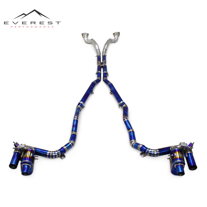 Custom Catback Exhaust for Ferrari GTC4 Lusso/Lusso T 2016- Racing Car Titanium Pipes Vacuum Valve Exhaust System