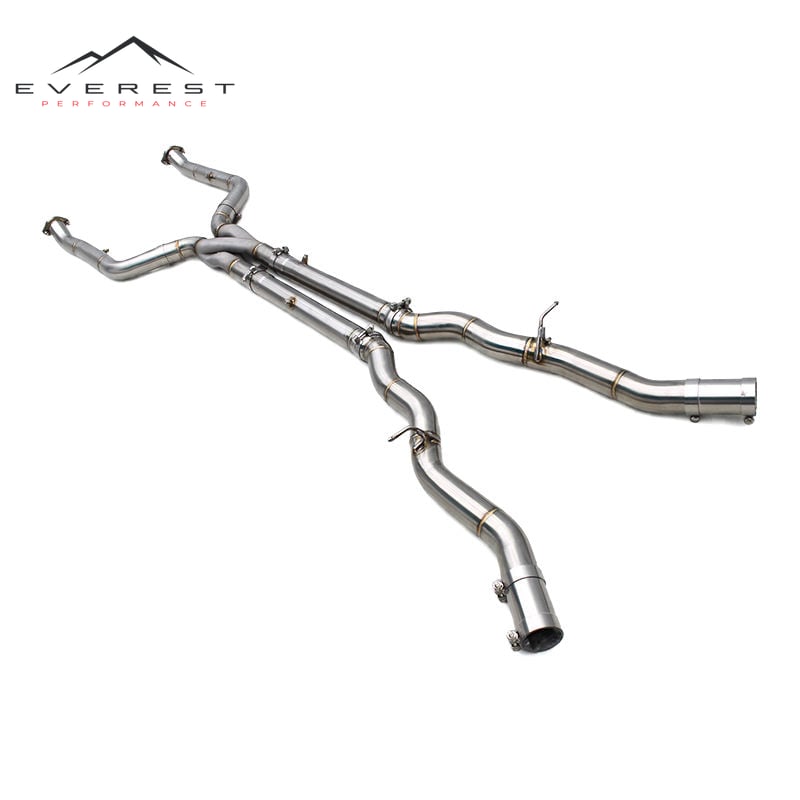 Stainless Steel Mid/Middle Pipe with Z Pipe for BMW M5 F90 4.4TT 2018-2023 Racing Exhaust Pipes High Performance Exhaust