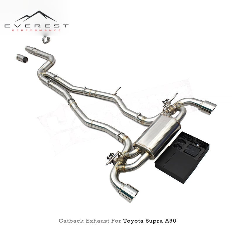 Racing Car Sport Exhaust System for Toyota Supra A90 3.0T 2020-2023 304 Stainless Steel Muffler Pipes with Valved Control