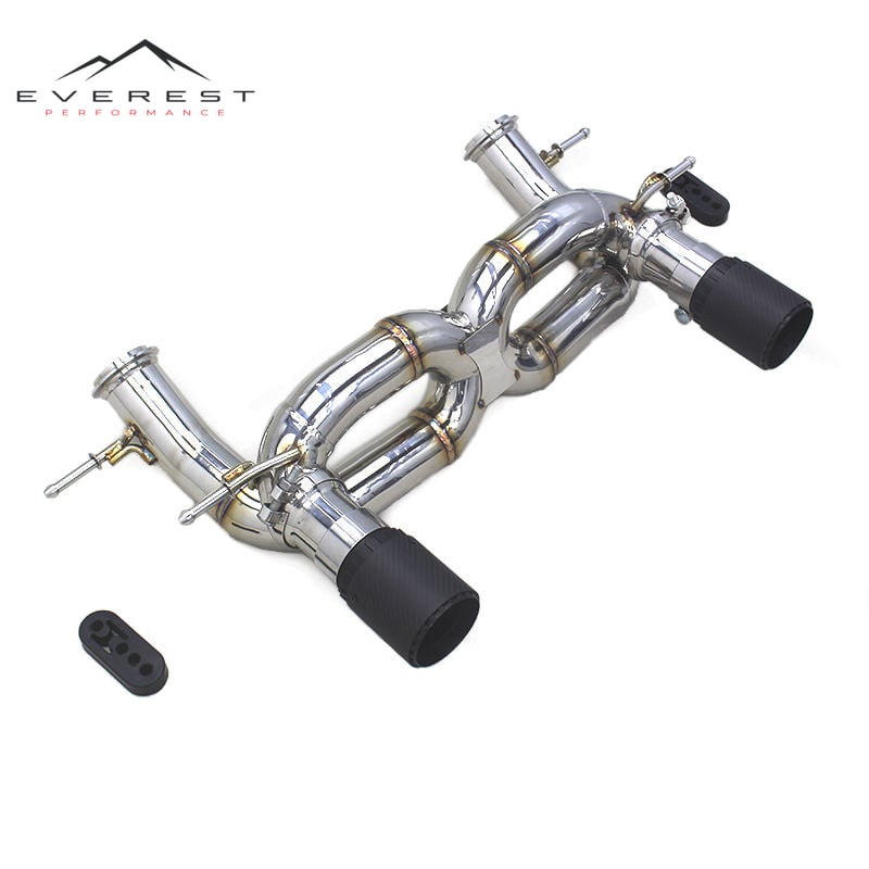 Custom New Design Straight Catback Exhaust for Maserati MC20 3.0T 2020-2024 Racing Car Stainless Steel Muffler Exhaust System