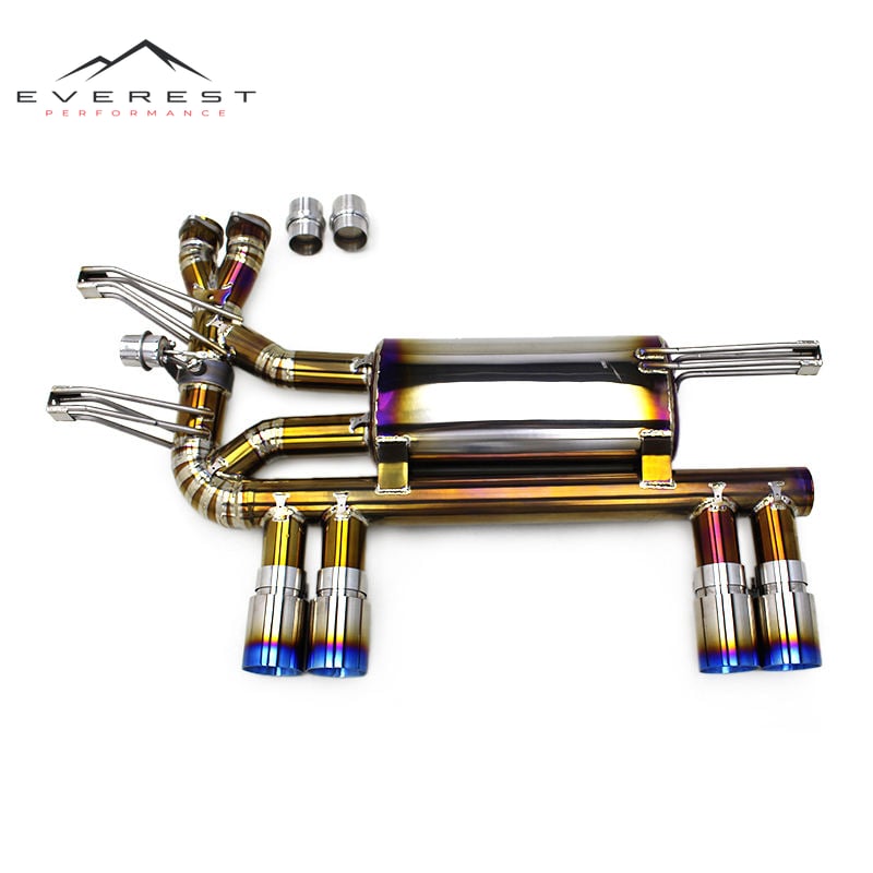 Titanium Lightweight Axle Back for BMW M3 E46 2004-2006 Valved Sport Rear Muffler Section With Remote Controller