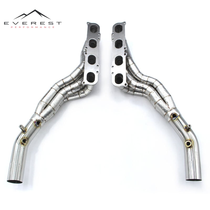 Exhaust Manifold Downpipe for Mercedes-Benz C63 AMG W204 6.2L 2012- 2015 Stainless Steel SUS304 Car Exhaust System