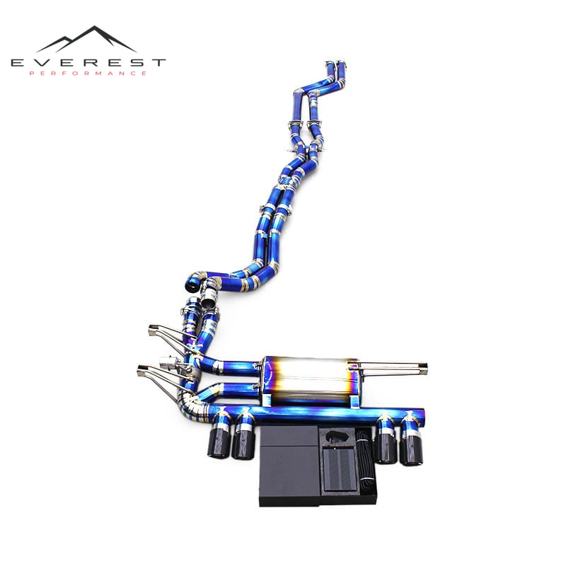 Mid Pipe Axle Back for BMW M3 E46 2004-2006 Valved Sport Titanium Muffler Catback With Remote Controller