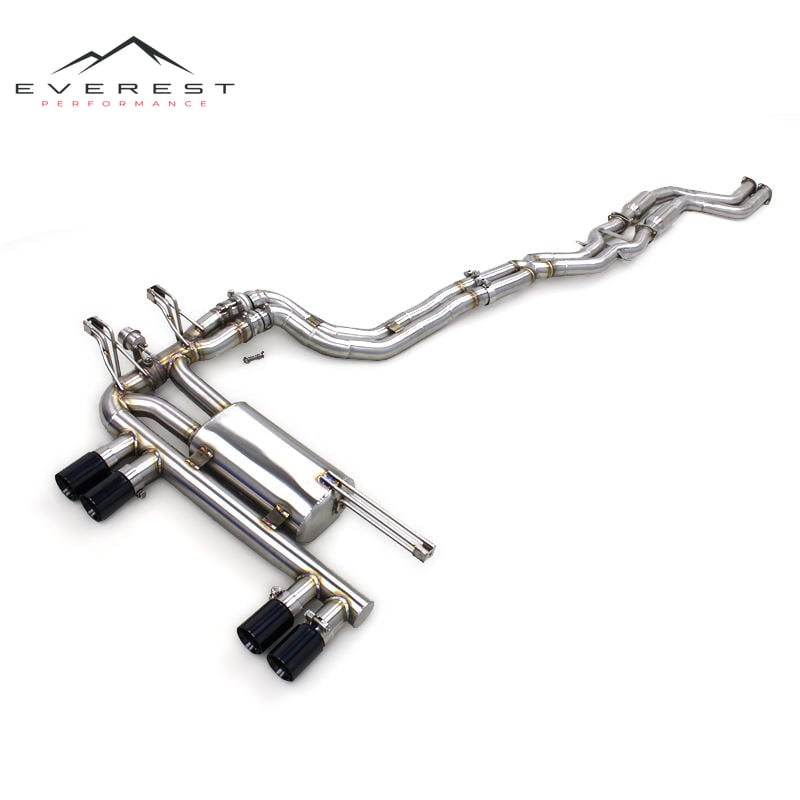 Valved Catback for BMW M3 E46 2004-2006 Engine Resonator Midpipe SUS304 Rear Muffler Axle Escape Cat Back Exhaust