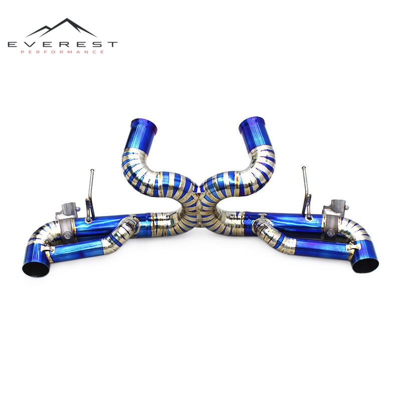 High Performance Catback for Mclaren GT 4.0 2019-2023 Supersport X-pipe Sound Axle Back Titanium Muffler Exhaust Pipe