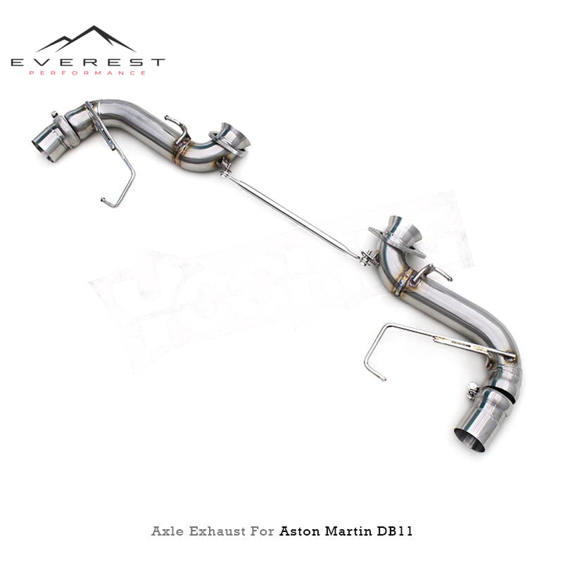 Custom Straight Axle Back Exhaust System for Aston Martin DB11 V12 5.2L 2016-2019 Supersport Car Free Flow Pipe Rear Section
