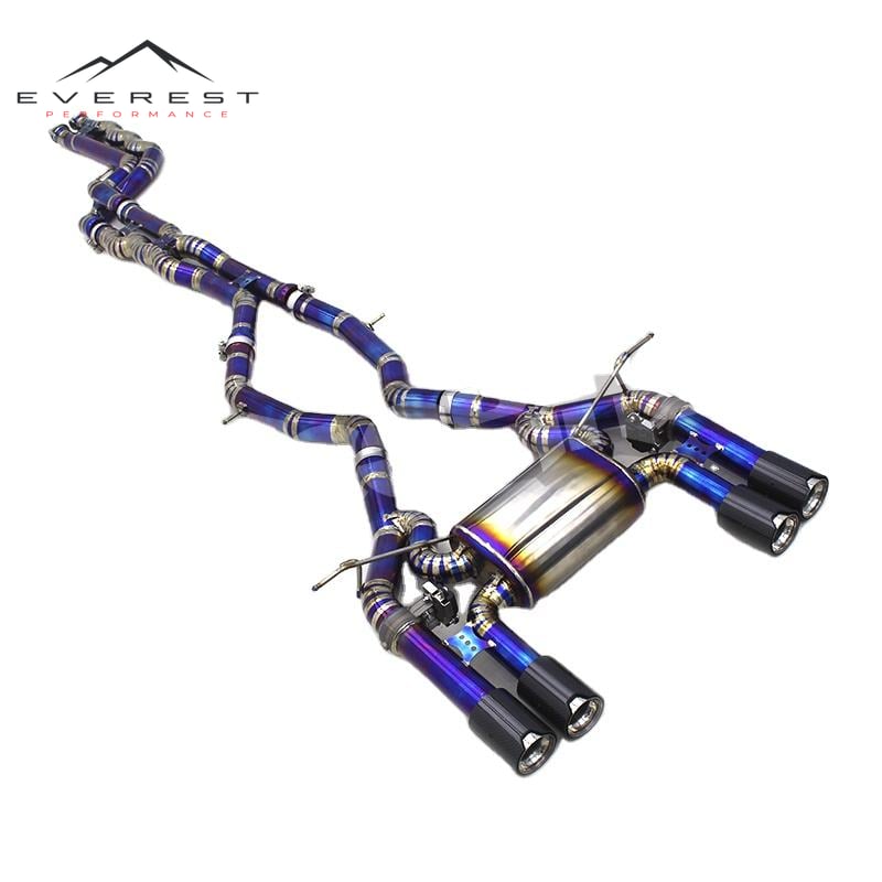 Exhaust Pipe System for BMW M3/M4 F80/F82/F8X S55 3.0T 2014-2018 Titanium Valve Electronic Exhaust Rebound System
