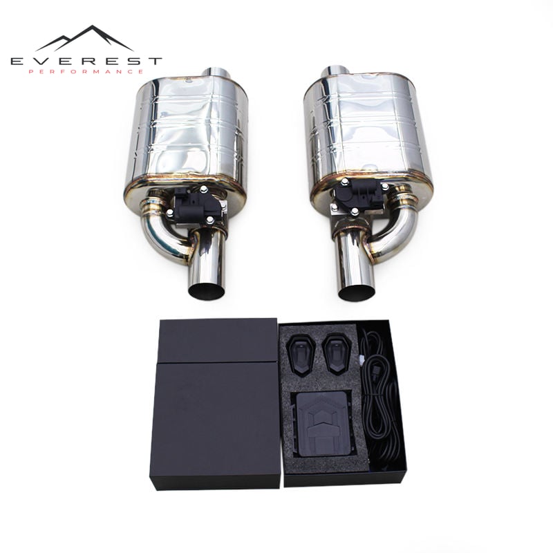 Stainless Steel Universal Muffler Car Exhaust System for Various Models Valvetronic Exhaust Pipes With Remote Controller